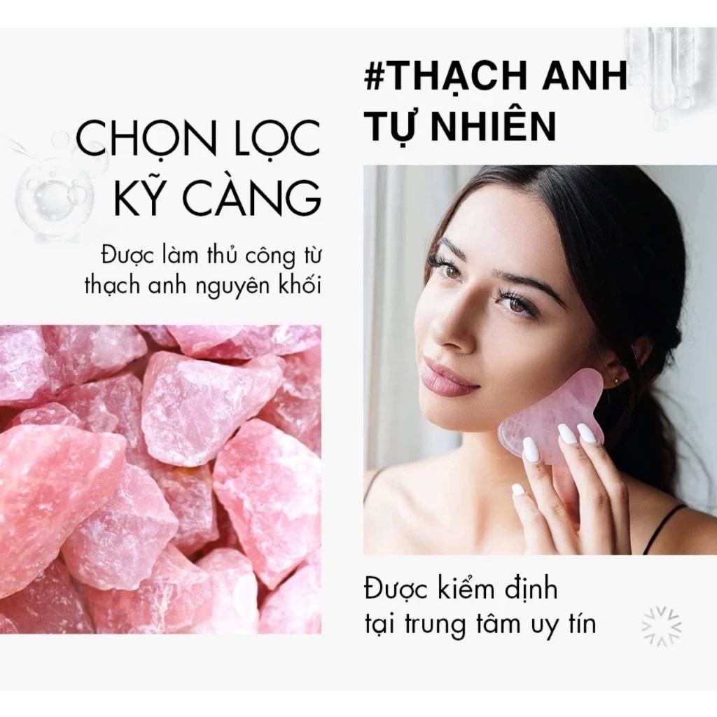 Cây Lăn Đá Thạch Anh vs Đá Guasha - thông tin