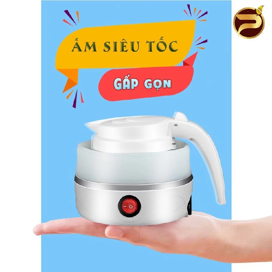 Ấm Đun Nước Mini Gấp Gọn 600ml - chi tiết 1