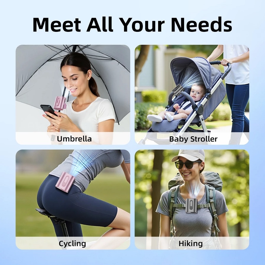 Quạt mini treo eo và cổ Goojodoq GFS011 - Chi tiết