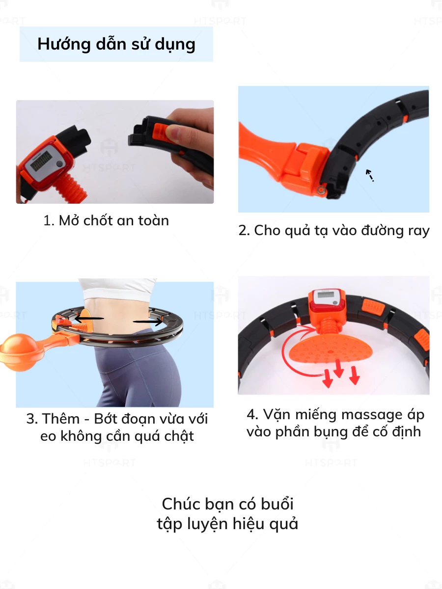 Vòng Lắc Eo Thông Minh Đếm Số - chi tiết 2