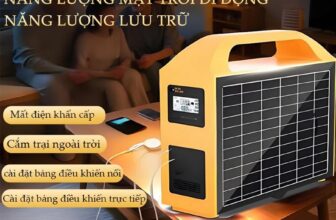 Trạm Sạc Năng Lượng Mặt Trời Cầm Tay 220V