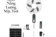 Quạt Năng Lượng Mặt Trời Tích Điện Có Đèn LED Có Đáng Mua? Cách Chọn Đúng Combo